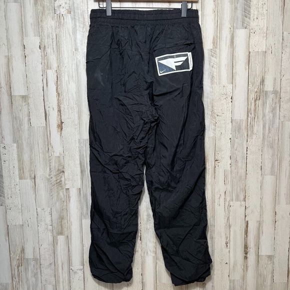Nike Flight Series Woven Basketball Track Pants Mens Medium Black‎ Nylon - Picture 1 of 7